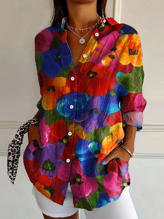 Blusa Artística Mix Alegre