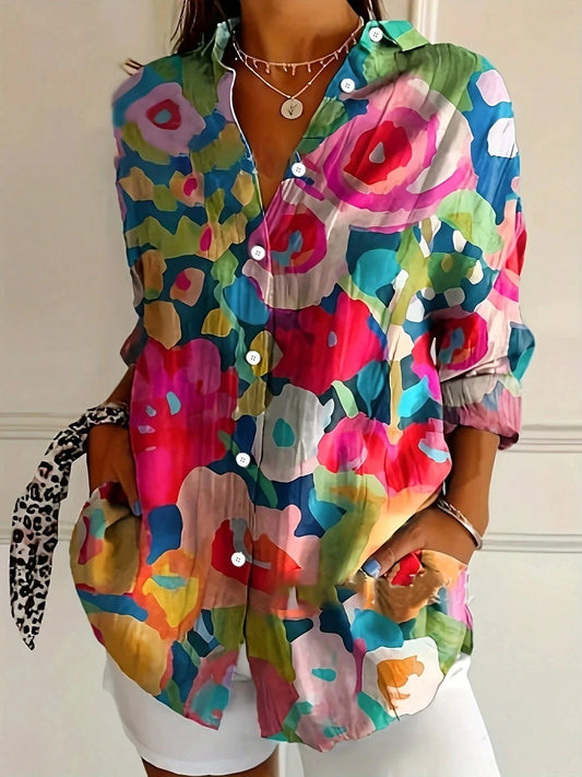Blusa Artística Mix Alegre