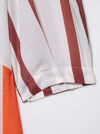 Woman Fashion Striped