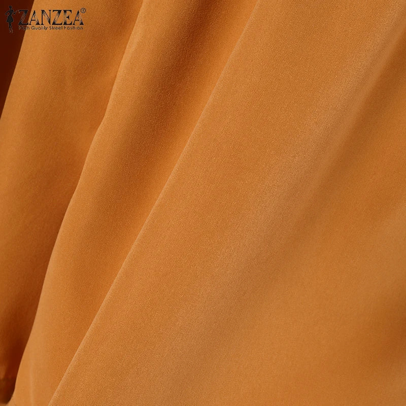 ZANZEA Holiday Stitching