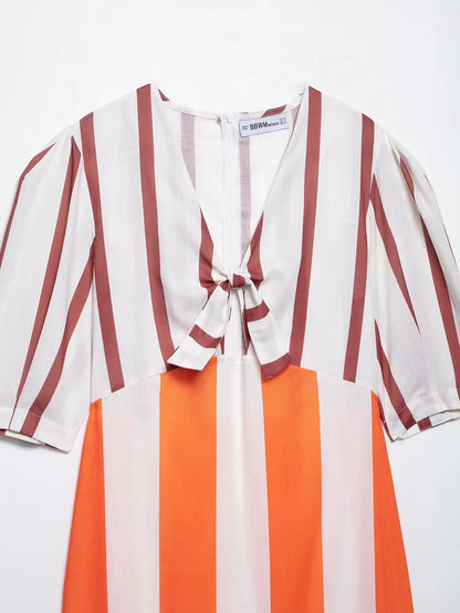Woman Fashion Striped