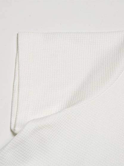 Men's Solid Short Sleeve Zipper Shirt, Casual Male Shirt For Summer Outdoor, Gift For Men