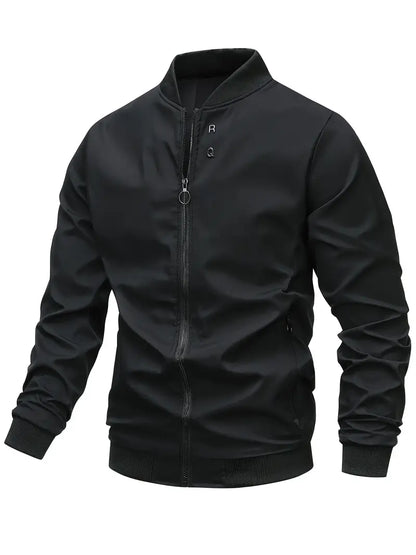 Polyester Zip Long Sleeve Jacket