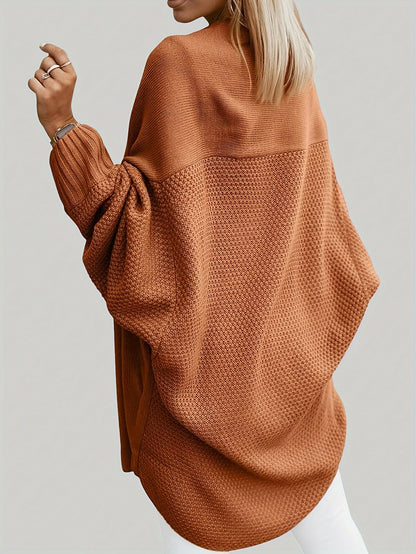 Autumn-Winter New Casual Loose Comfortable Cardigan Sweater with Long Sleeves