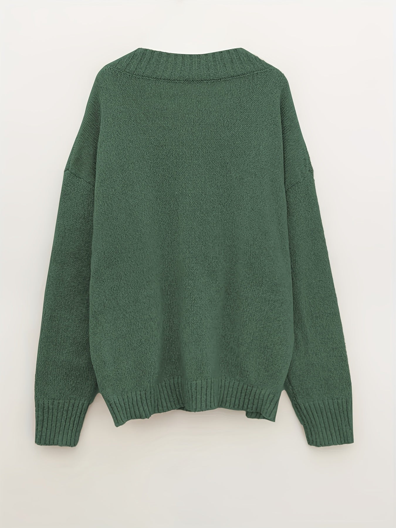 V-Neck Knitted Sweater