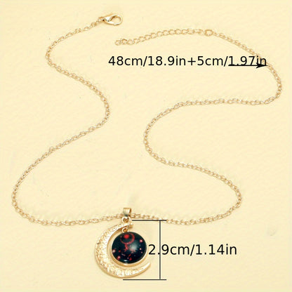 Vintage 1-Piece Necklace Set with Gold-tone