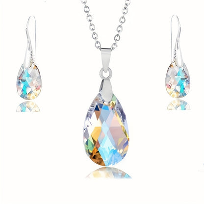 Modern Earrings with Gold-tone