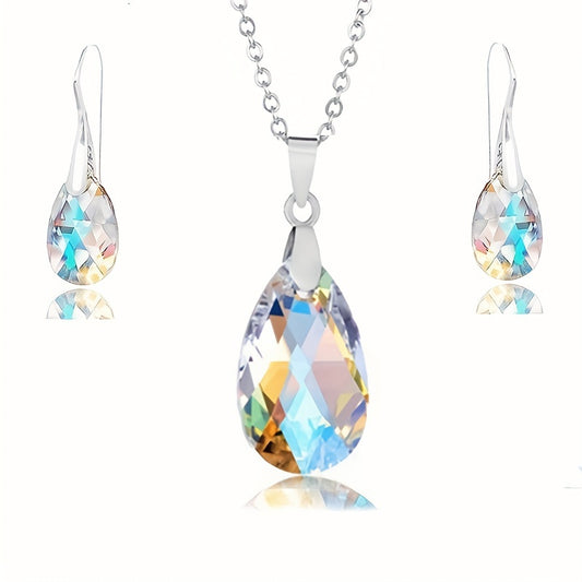 Modern Earrings with Gold-tone