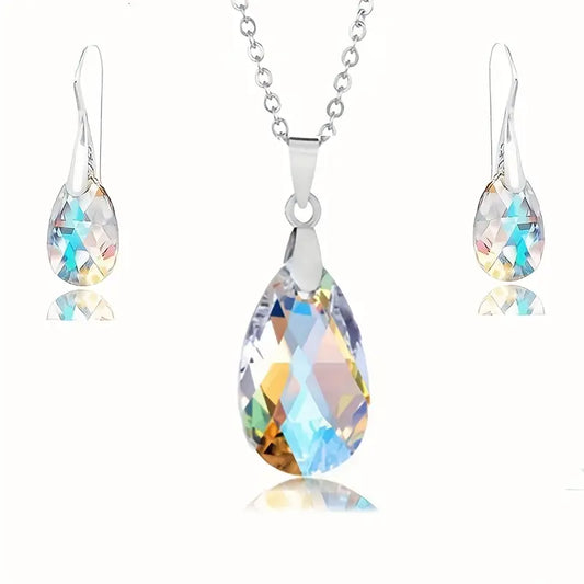 Modern Earrings with Gold-tone