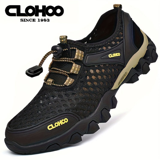 CLOHOO Men's Breathable Casual Sneakers - Comfortable, Durable Walking Shoes with Soft Sole for Outdoor & Casual Attire, CLOHOO