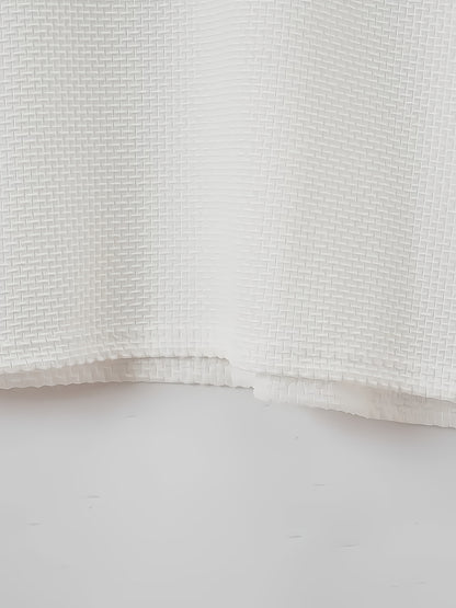 Men's Solid Color Waffle Knit T-Shirt - Breathable Stretch Fabric, Moisture-Wicking Round Neck Short Sleeve Tee for Summer Outdoor Sports & Casual Wear