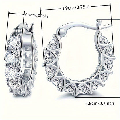 Vintage Earrings with Gold-tone