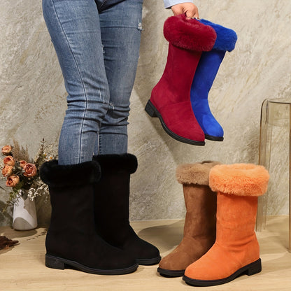 Timeless Tan Vegan Leather Ankle Boots with Platform