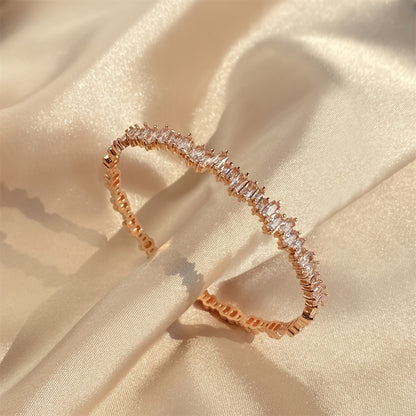 Modern Ring with Gold-tone