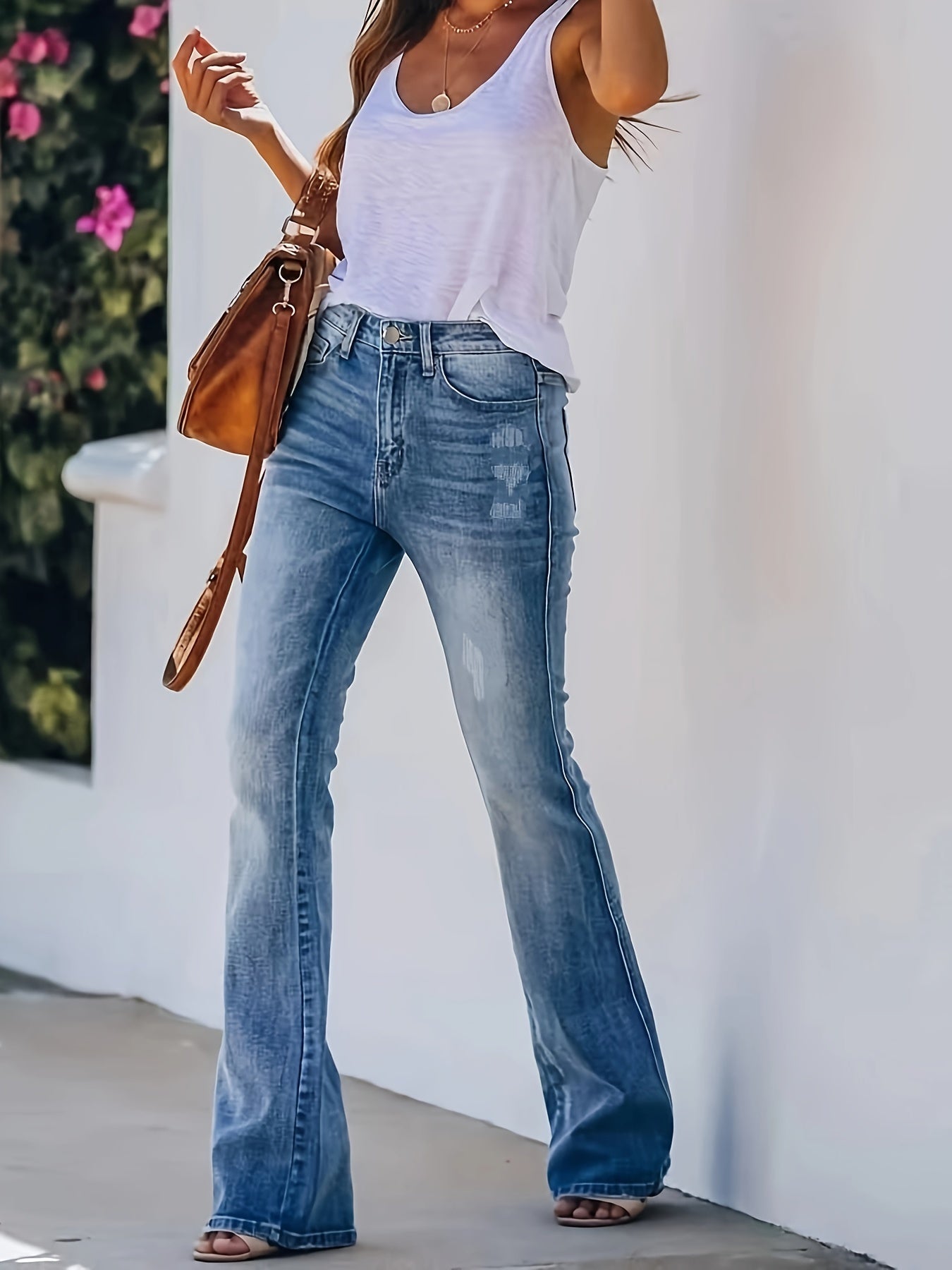 Timeless Grey Viscose Pants with Zip
