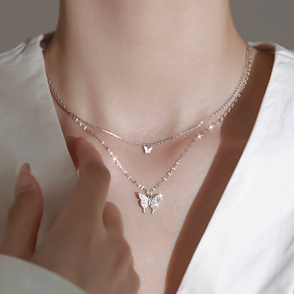 Modern 1-Piece Necklace Set with Gold-tone