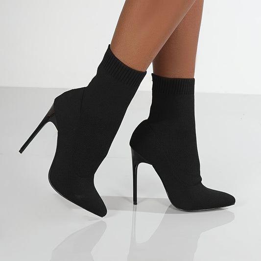 Timeless Beige Ankle Boots with Stiletto