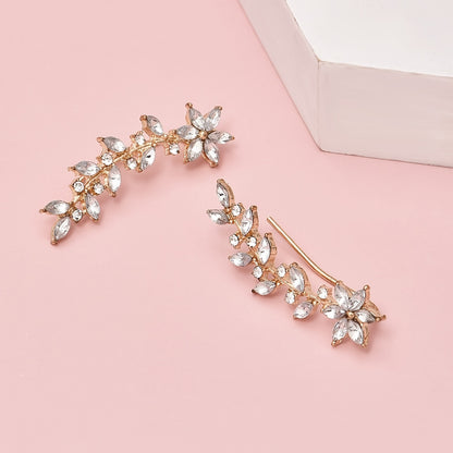 Boho Earrings with Gold-tone