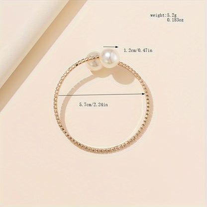 Vintage Bracelet with Pearl-inspired