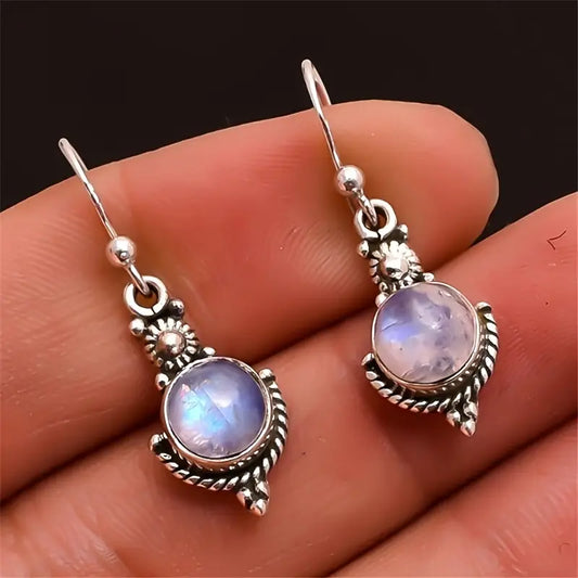 Vintage Earrings with Gold-tone