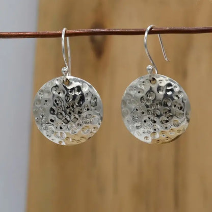 Modern Earrings with Gold-tone
