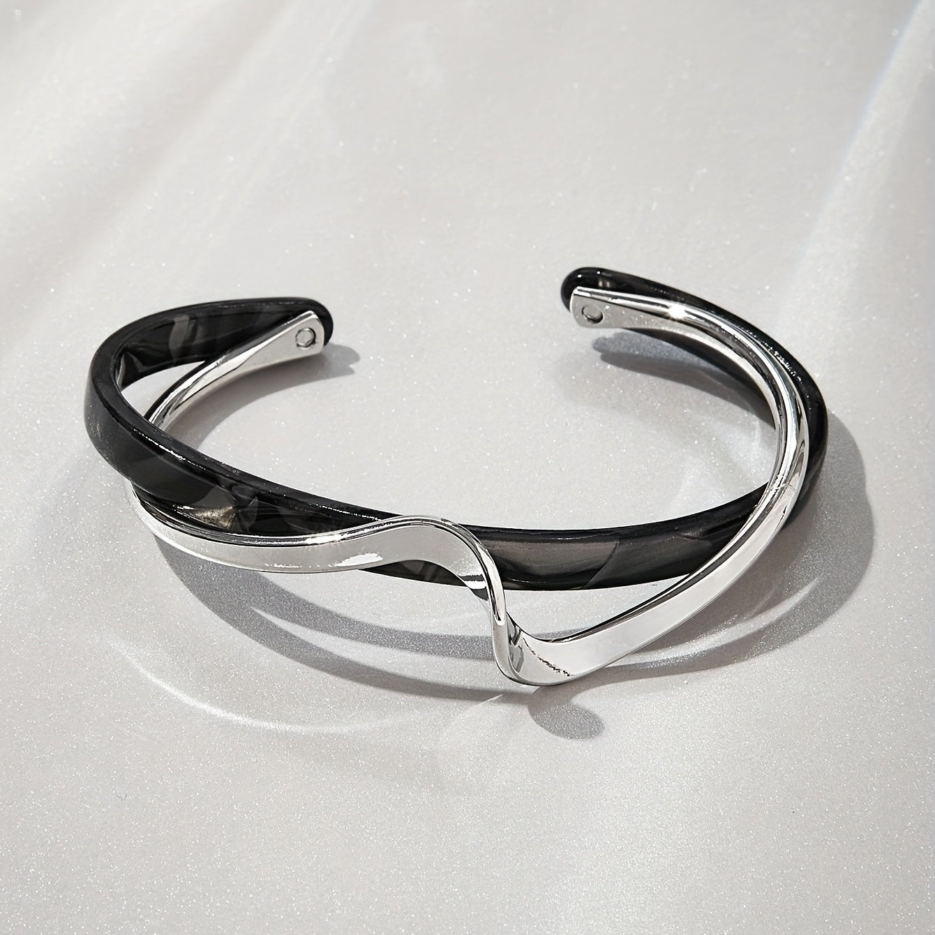 Modern Bracelet with Gold-tone