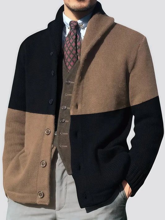 Knit Button-Up Sweater