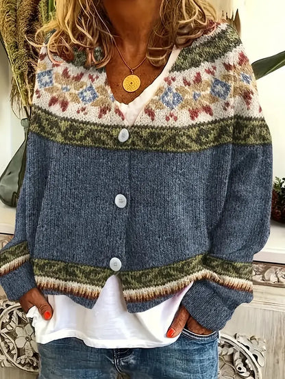Striped Knit Cardigan