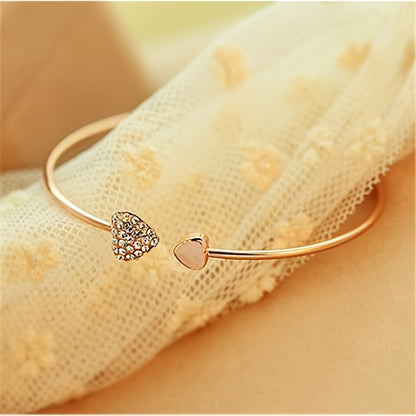 Modern 1-Piece Bracelet Set with Gold-tone