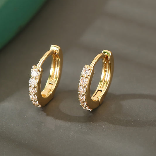 Boho Earrings with Gold-tone