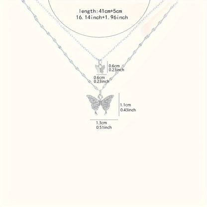 Modern 1-Piece Necklace Set with Gold-tone