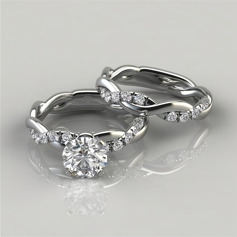 Vintage Ring with Gold-tone