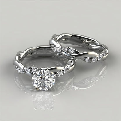 Vintage Ring with Gold-tone