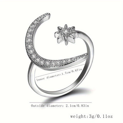 Modern Ring with Gold-tone