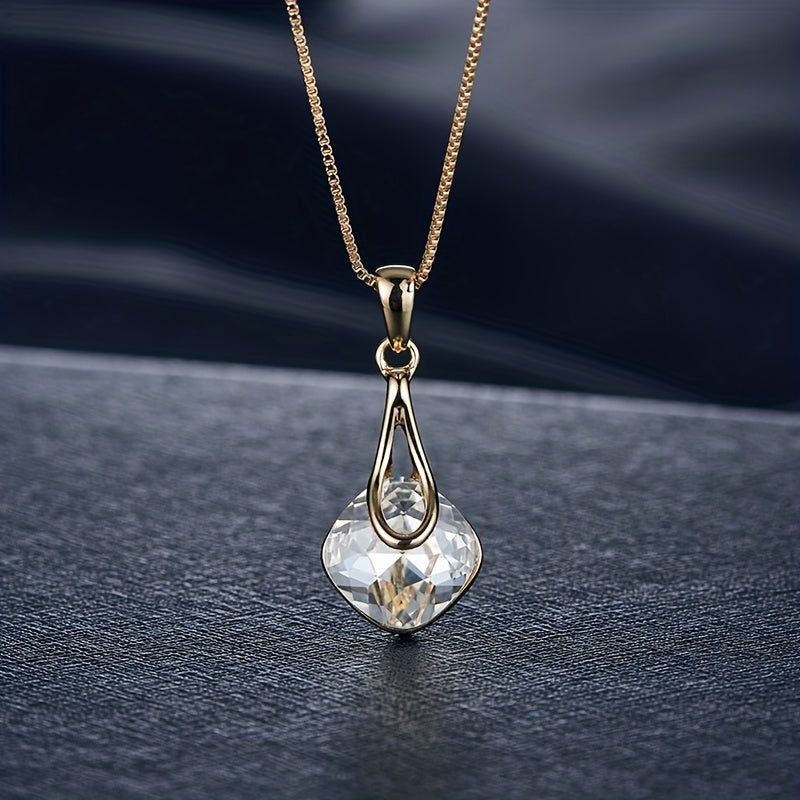 Modern Earrings with Gold-tone