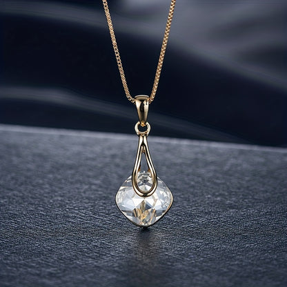 Modern Earrings with Gold-tone